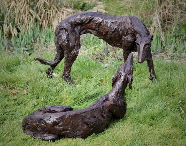 Forever Friends (Lurchers) by Jane Shaw - £7,500 or £3,800 each