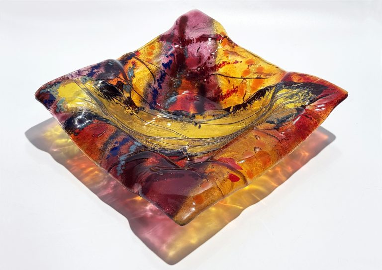 River of Gold Cushion Bowl by Teresa Chlapowski  -  £165